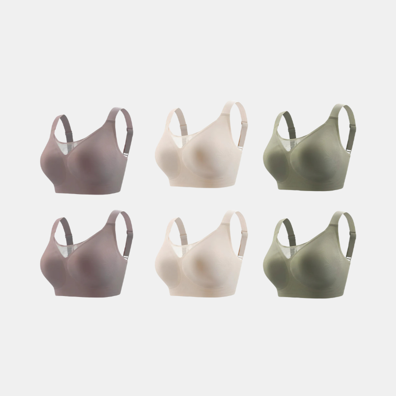 Kit com 6 unidades Sutiã Compress Diario - Top Modelador Plus Size