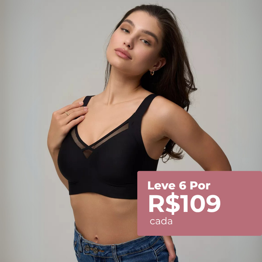 Kit com 6 unidades Sutiã Dreams Reforçado - Suporte com Conforto