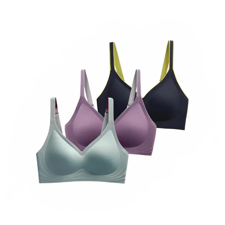 Desenvolvido com um tecido incrivelmente macio e delicado que não deixa marcas indesejadas nas roupas, o Sutiã Slim Comfort é um verdadeiro aliado do bem-estar. A presença de silicone interno molda os seios. Suas alças, além de extremamente macias, são ajustáveis, garantindo sustentação sem sacrificar o conforto dos ombros. O bojo removível e o fecho regulável oferecem um ajuste personalizado, enquanto as abas laterais largas suavizam a silhueta e escondem as gordurinhas do flanco.