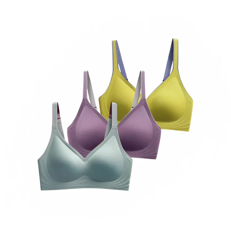Desenvolvido com um tecido incrivelmente macio e delicado que não deixa marcas indesejadas nas roupas, o Sutiã Slim Comfort é um verdadeiro aliado do bem-estar. A presença de silicone interno molda os seios. Suas alças, além de extremamente macias, são ajustáveis, garantindo sustentação sem sacrificar o conforto dos ombros. O bojo removível e o fecho regulável oferecem um ajuste personalizado, enquanto as abas laterais largas suavizam a silhueta e escondem as gordurinhas do flanco.