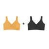 Kit 2 Sutiãs Curves Plus Size - Sustentação e Conforto