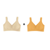 Kit 2 Sutiãs Curves Plus Size - Sustentação e Conforto