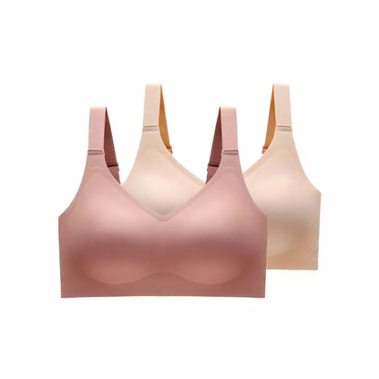 Imagem frontal de dois Sutiã Premium Reforçado Rose e bege