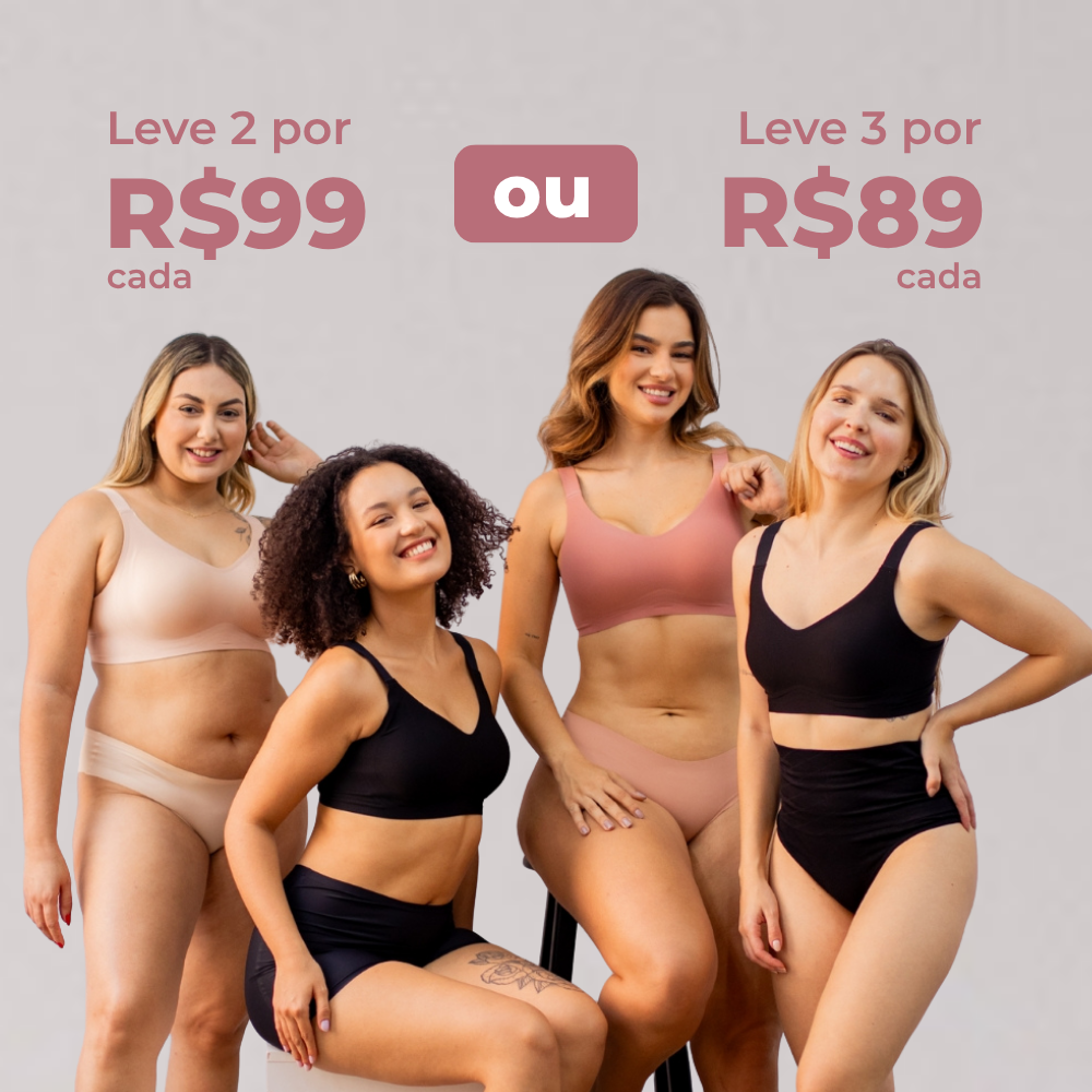 Sutiã Premium Reforçado de Alta Sustentação e Conforto