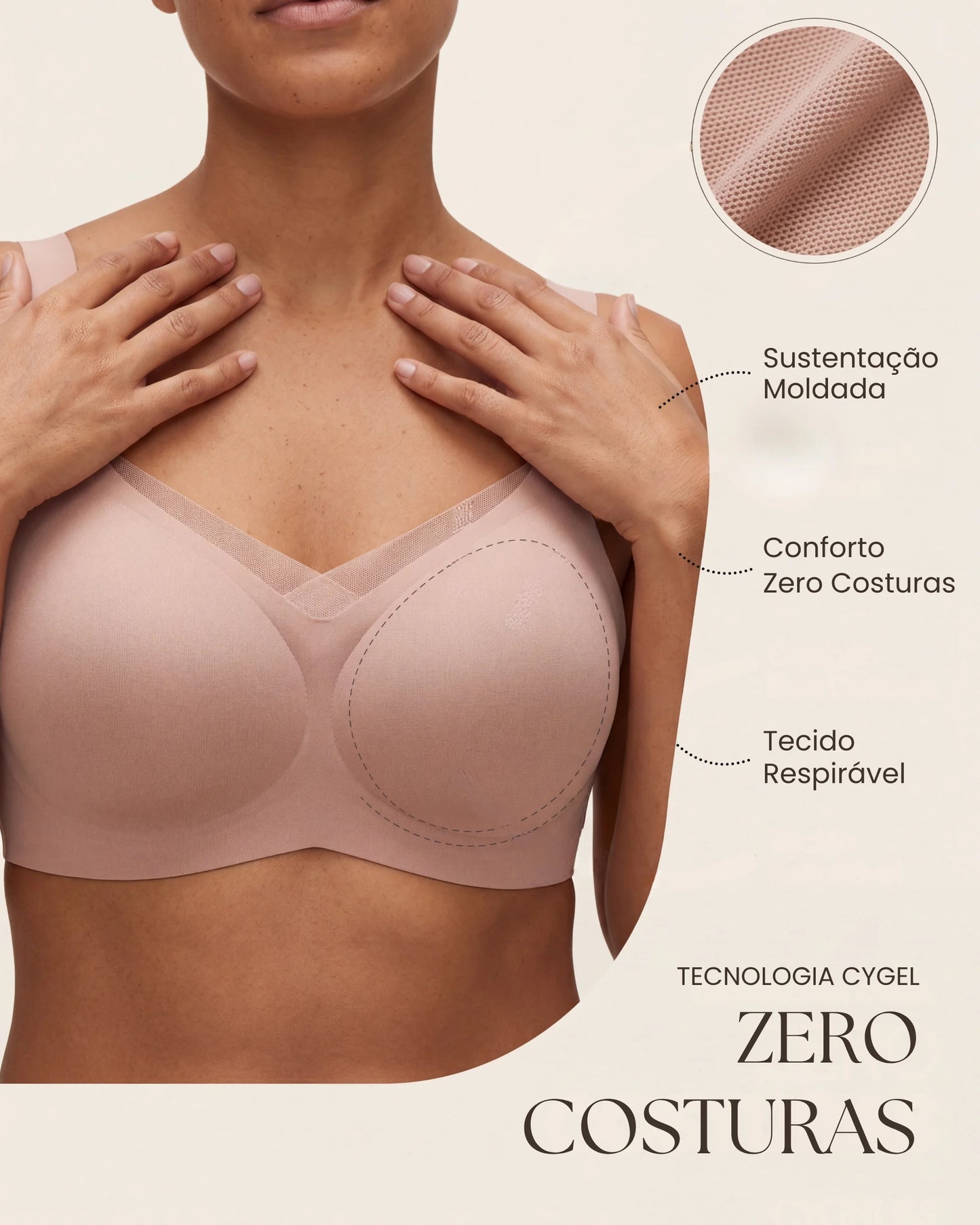 Sutiã Elegance Plus Size - Sofisticação sem Aros