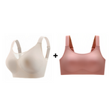 Kit promocional com sutiã plus size bege e rosa, feito com material premium para máximo conforto. Ideal para o uso diário, com sustentação suave e acabamento invisível sob a roupa.