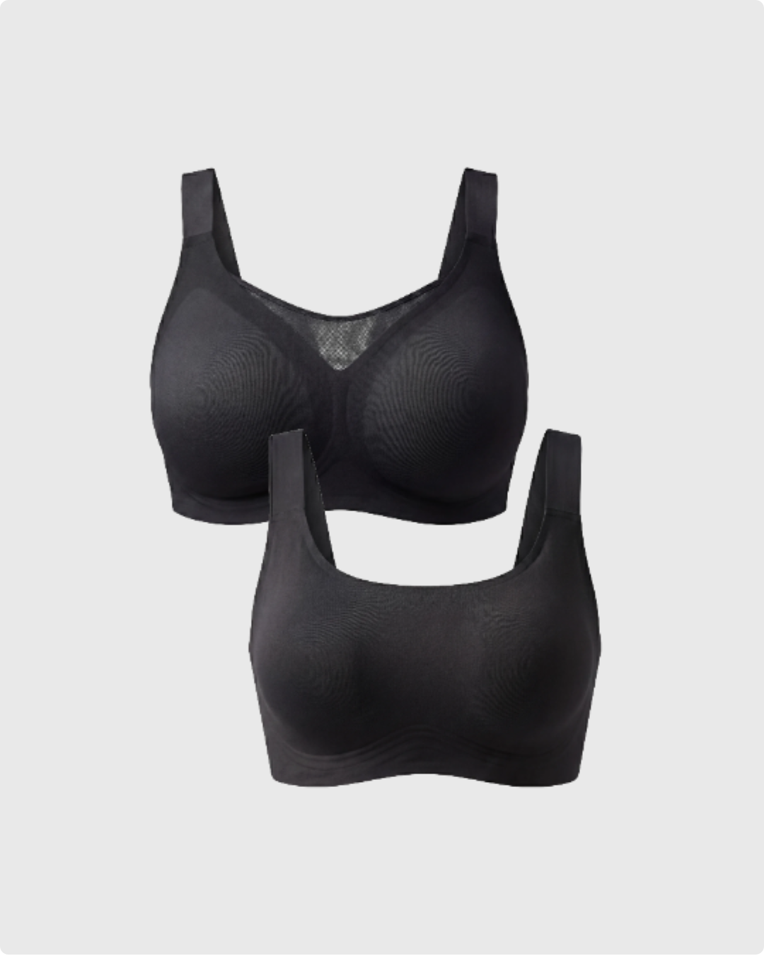 Kit Duo Plus Size - Sutiã Compress Diário + Sutiã Premium Plus Size + Desconto