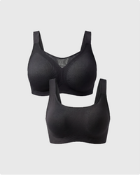 Kit Duo Plus Size - Sutiã Compress Diário + Sutiã Premium Plus Size + Desconto