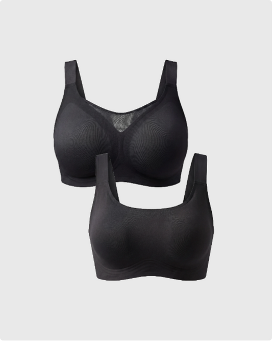 Kit Duo Plus Size - Sutiã Compress Diário + Sutiã Premium Plus Size + Desconto