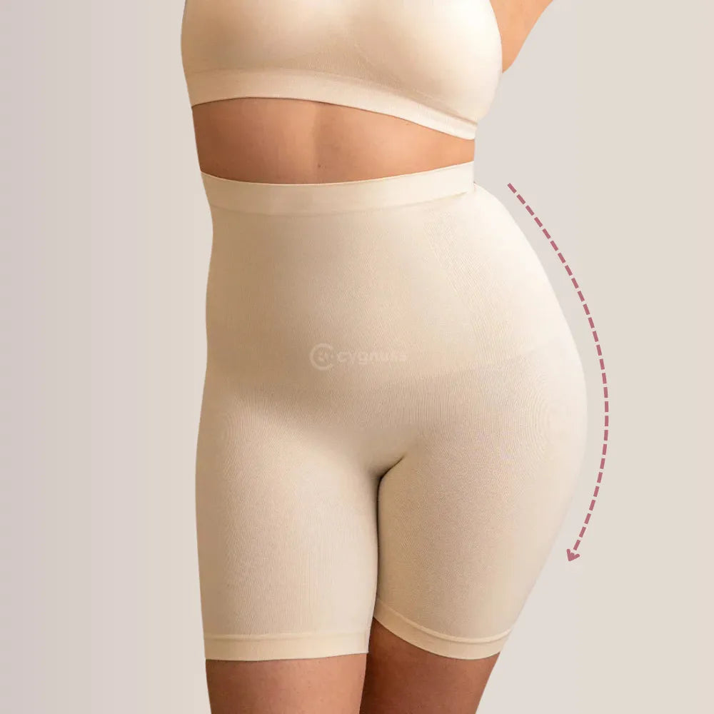 Aproveite a modelagem de cintura perfeita com o shapewear Cygnuss. Ganhe conforto e confianca em qualquer situacao com nossa qualidade premium. Garanta ja o seu!
