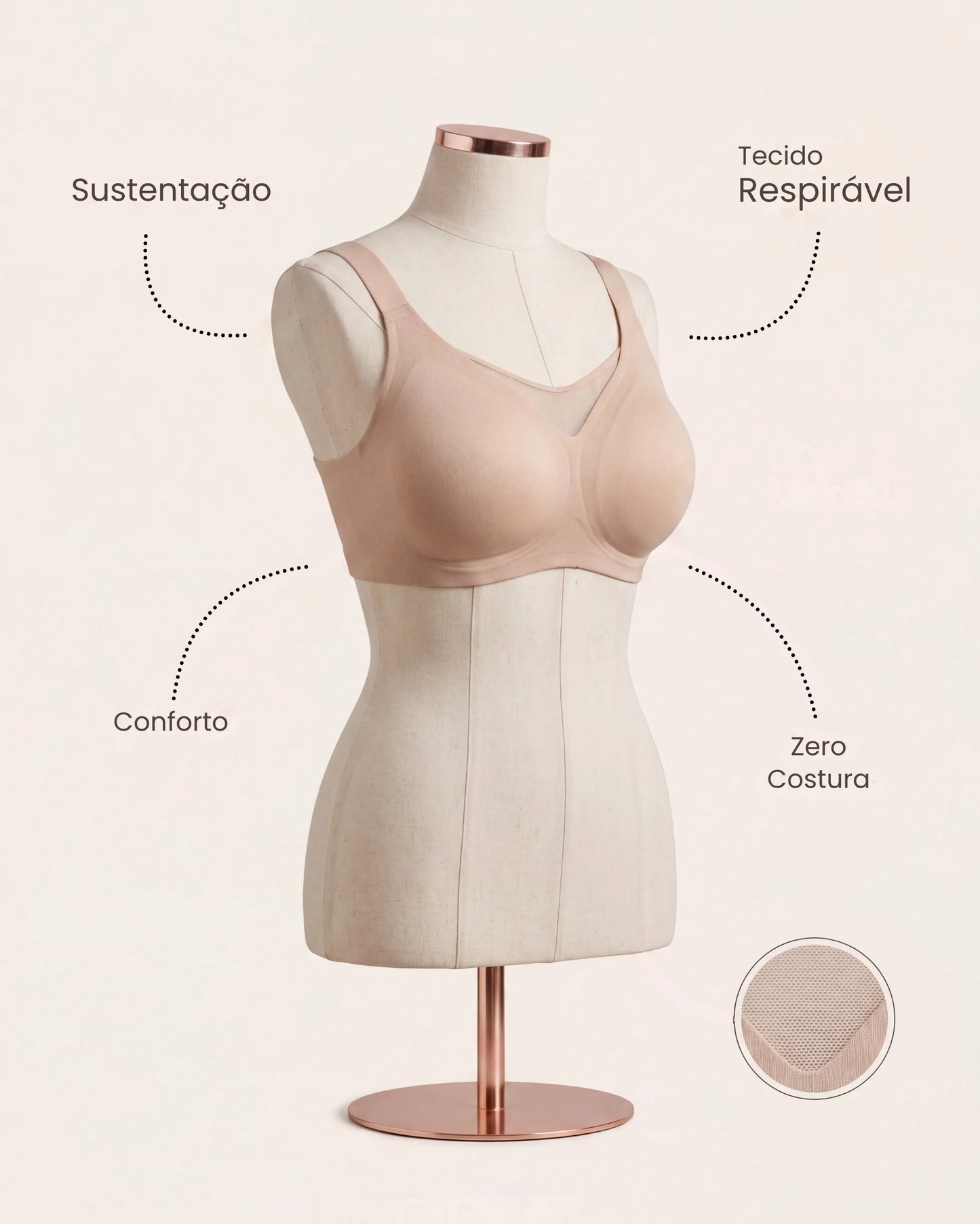 Sutiã Compress Diario - Top Modelador Plus Size