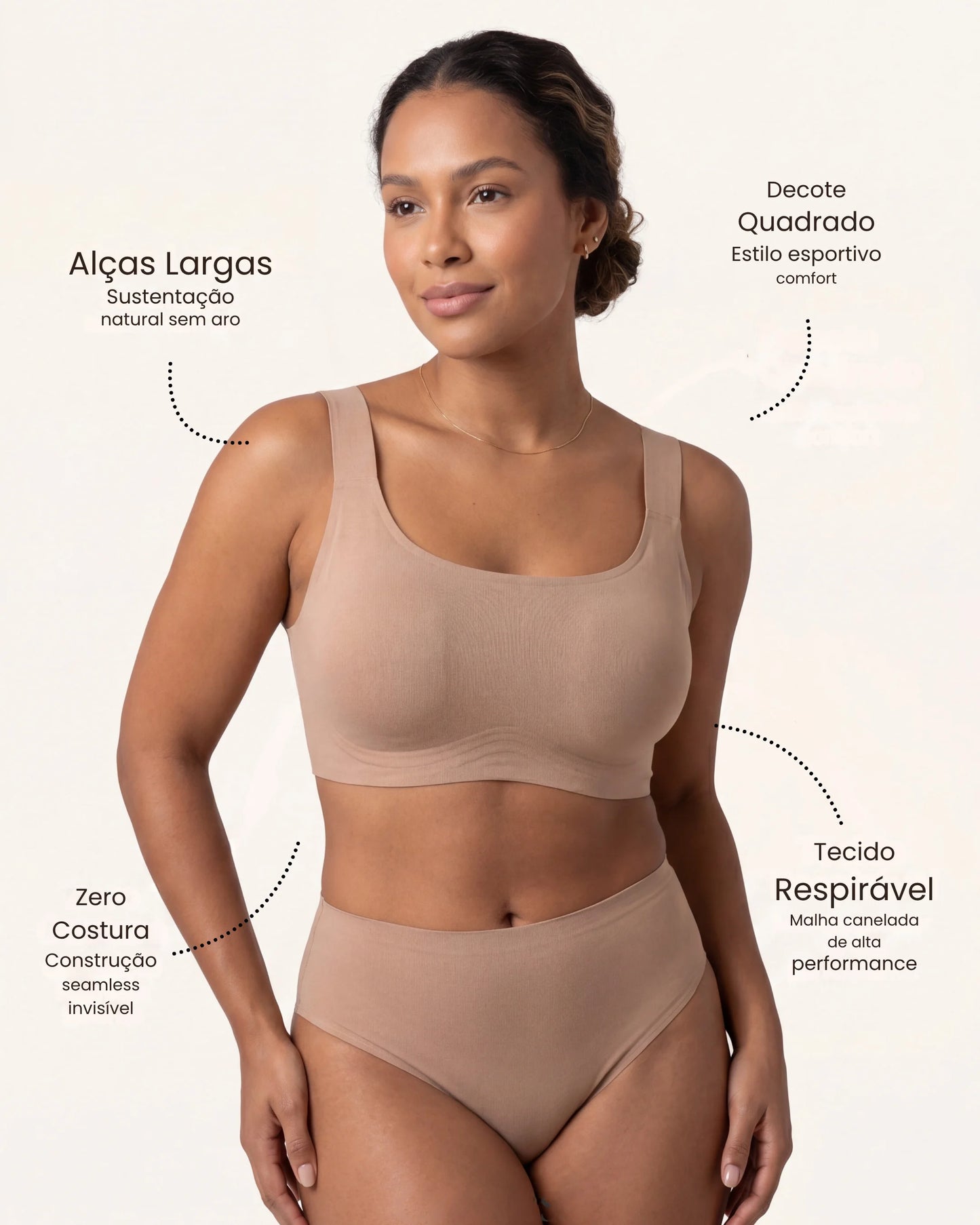 Sutiã Conforto Premium Plus Size - Conforto e Sustentação