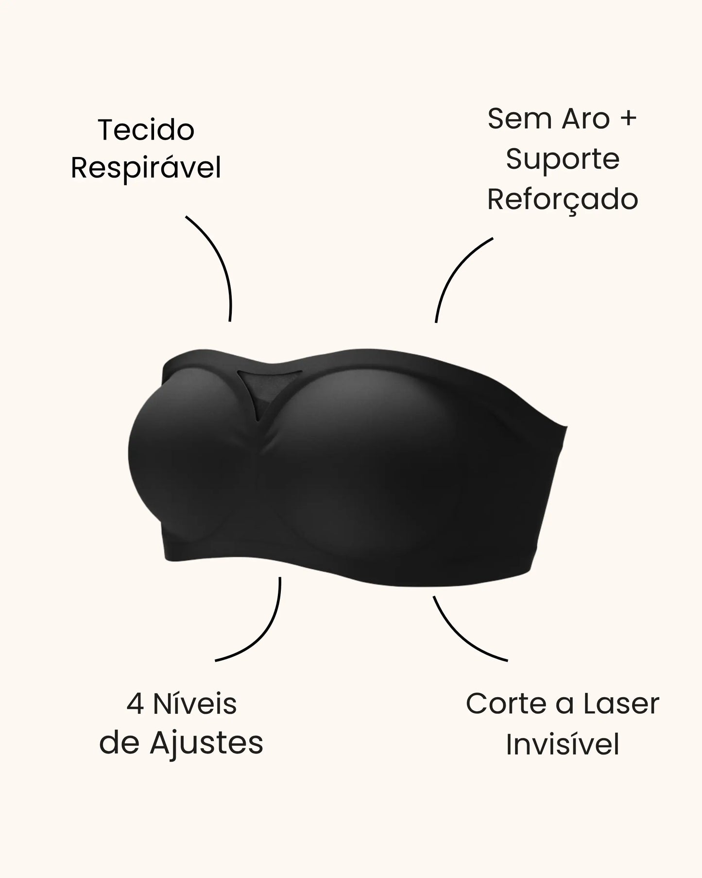 Kit Sutiã Tomara que Caia Sensação