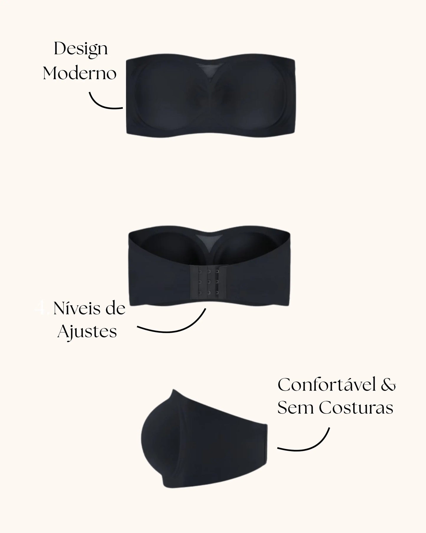 Kit Sutiã Tomara que Caia Sensação