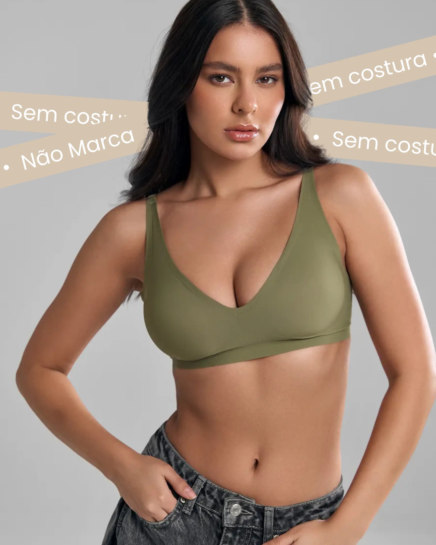 Sutiã FIT - Alça Fina e Bojo removível