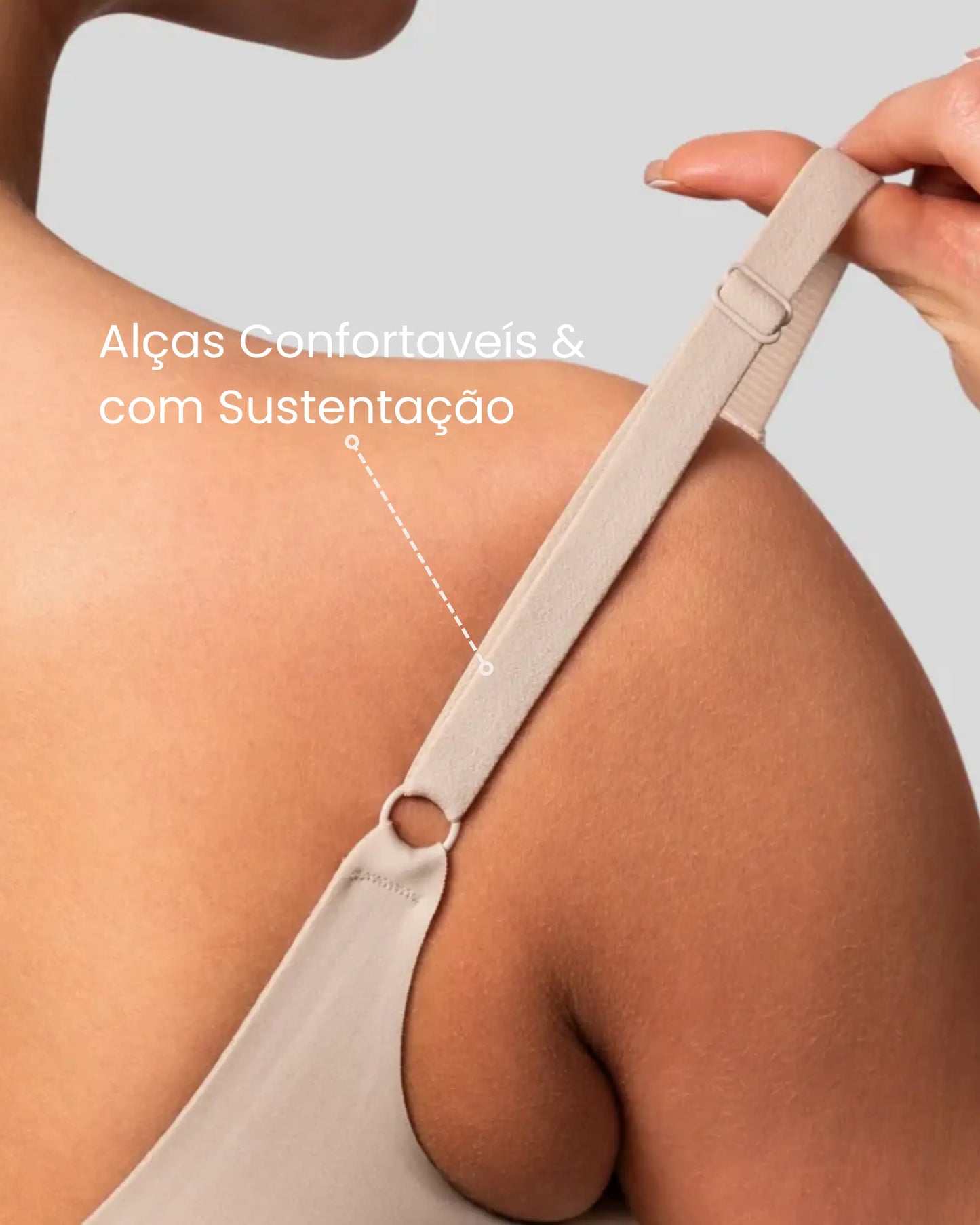Sutiã Conforto Premium - Alça Fina e Conforto