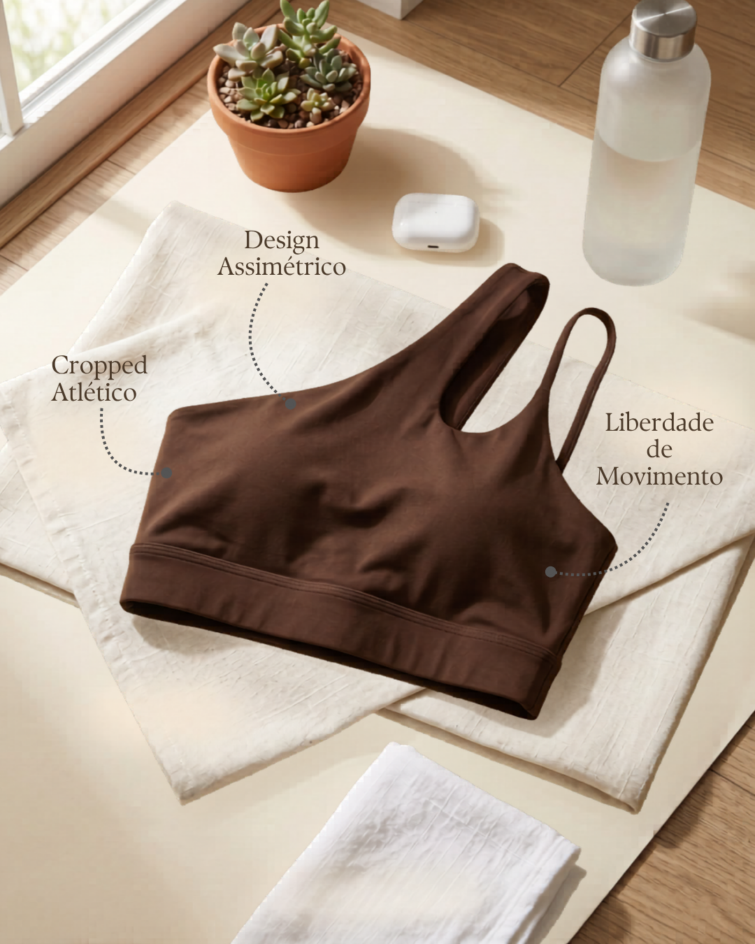 Top Vênus - Design Assimétrico